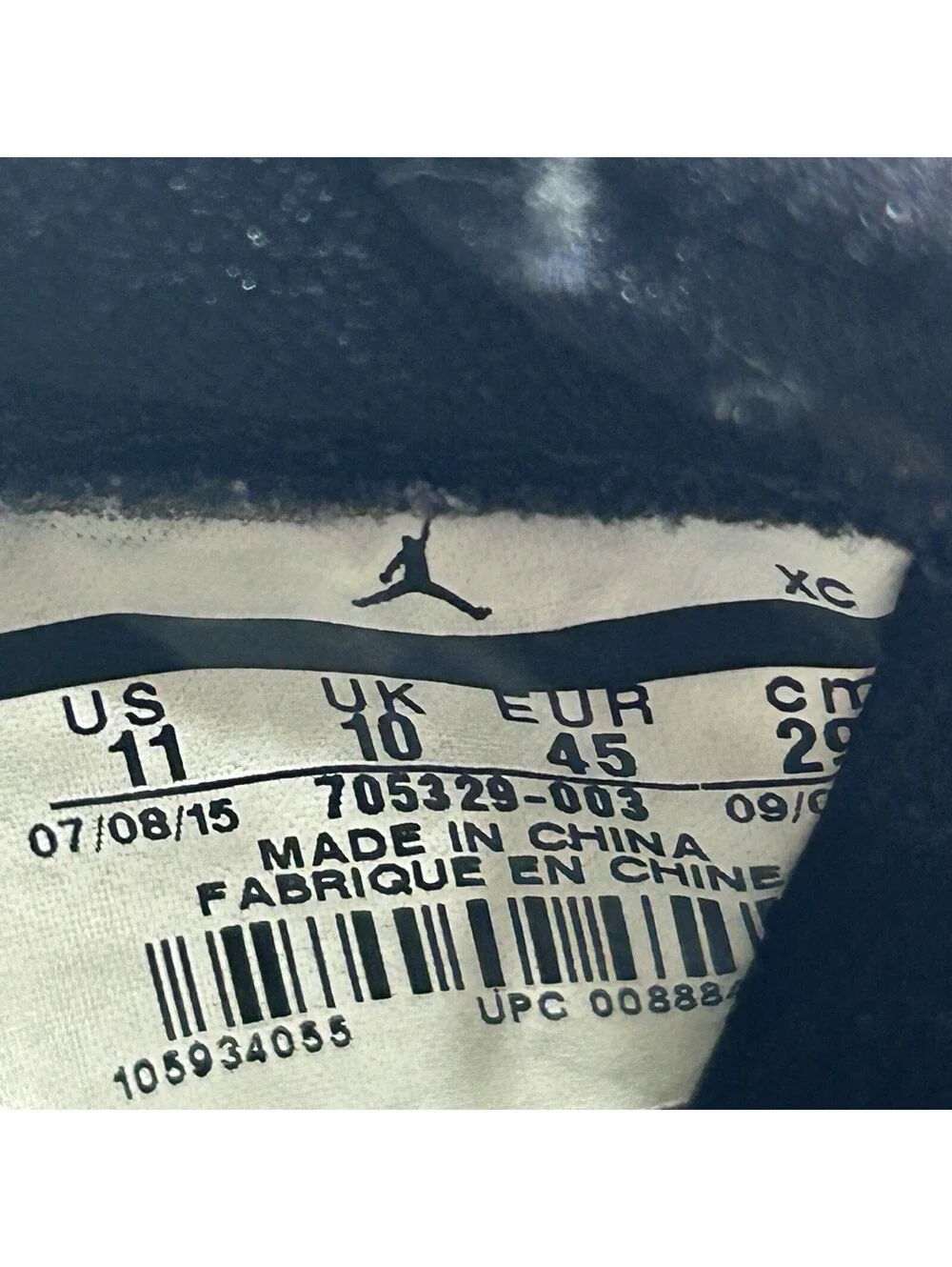 Air Jordan 1 Retro Low Shadow 2015 - Size 11 - (705329-003)